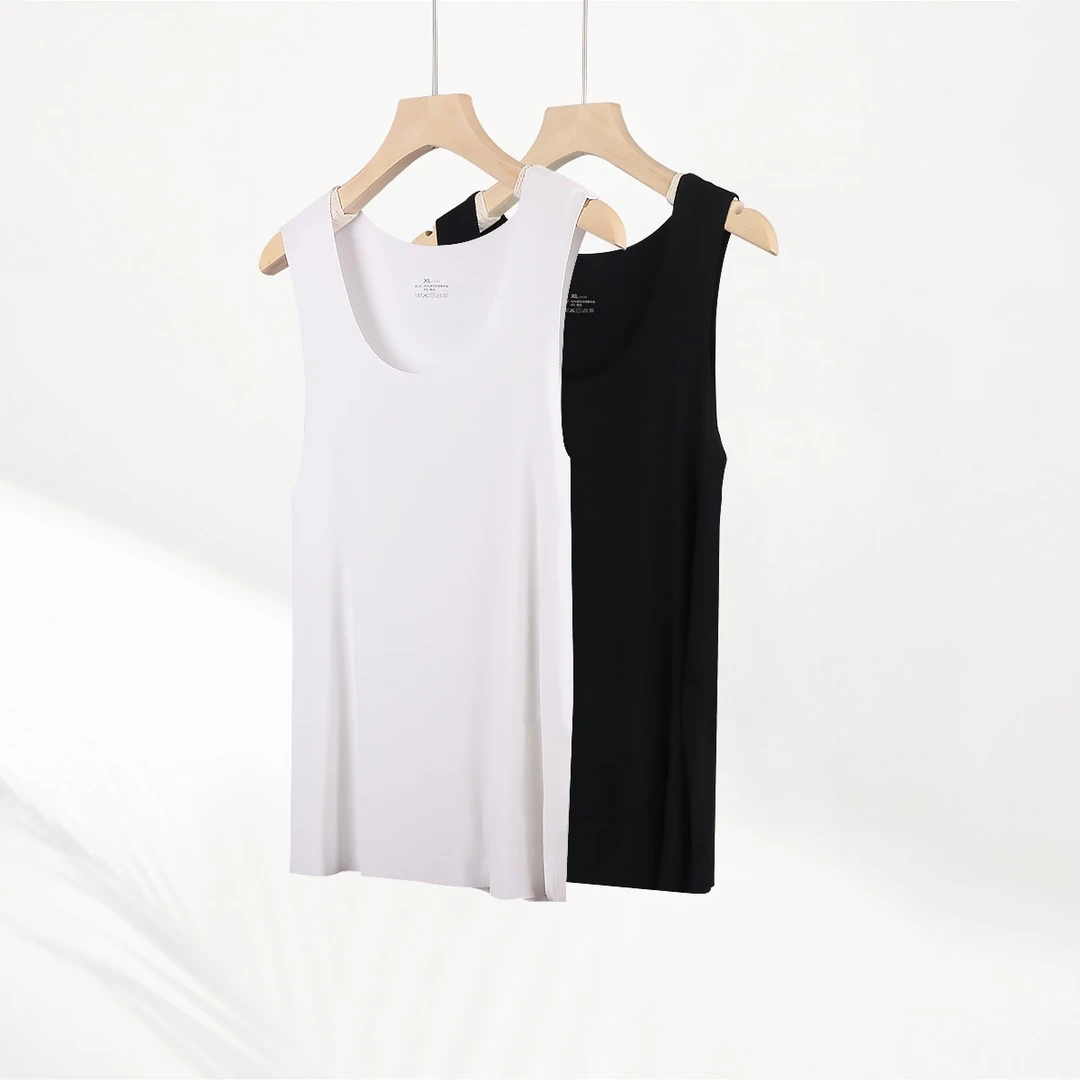 230273 断码 MYM男士莫代尔圆领背心打底时尚修身通用舒适无痕