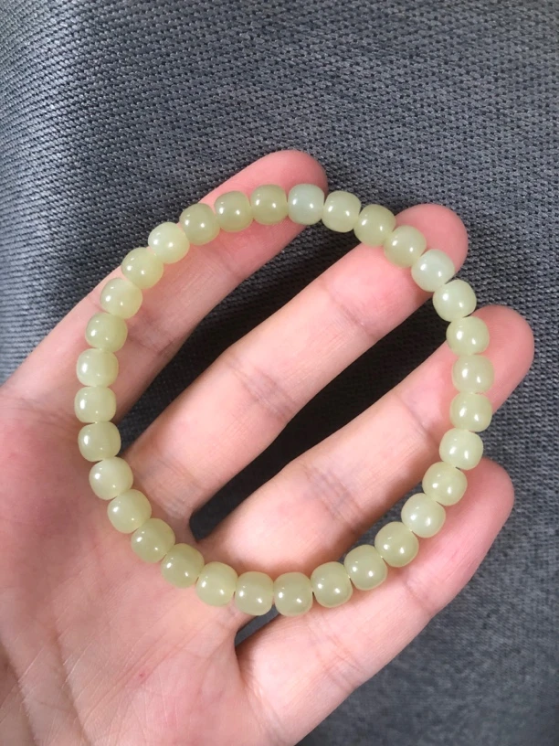 和田玉山料直切手串