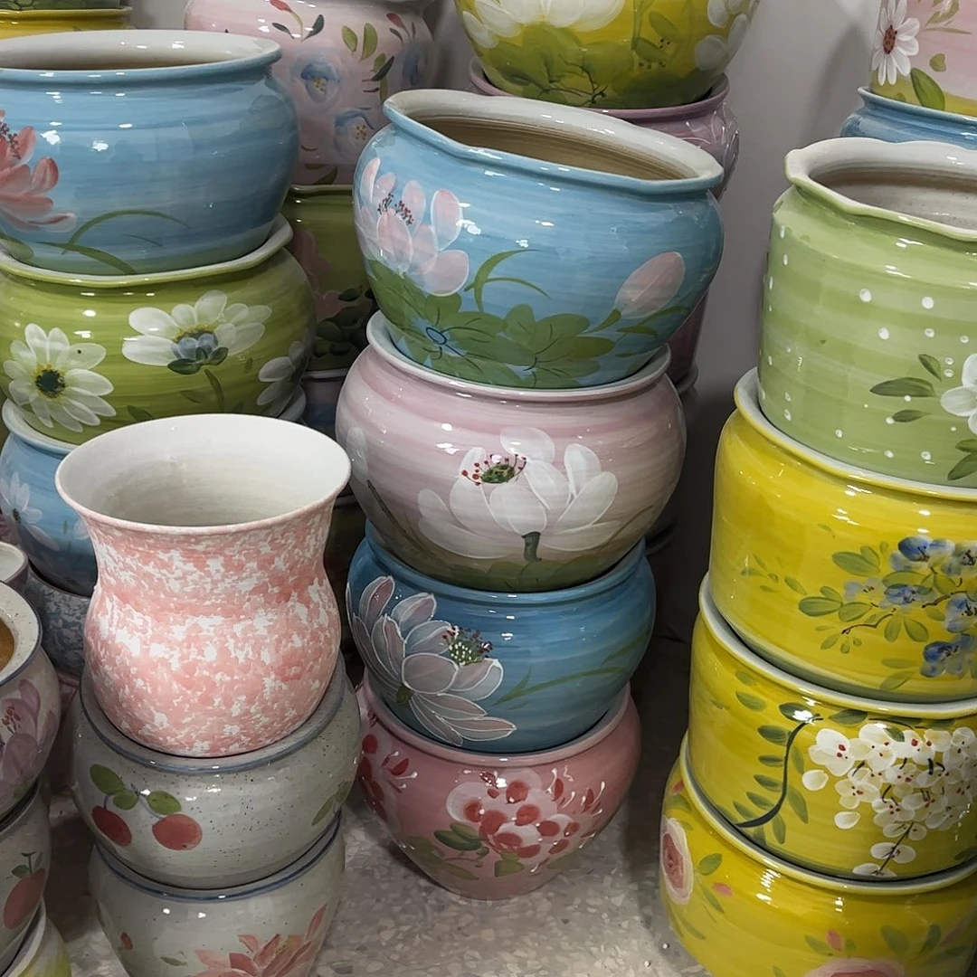 景德镇陶瓷花盆花盆