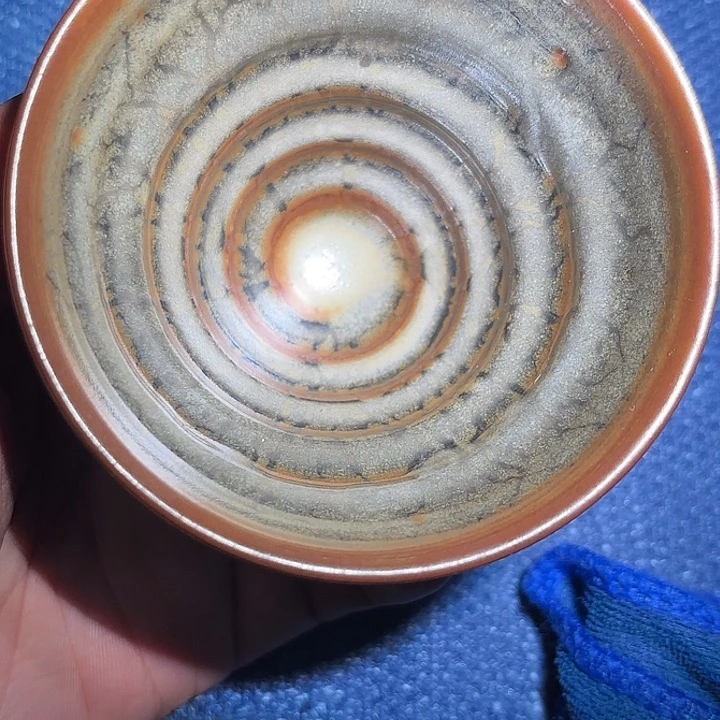 茶盏福利建盏龙窑柴烧高端主人杯