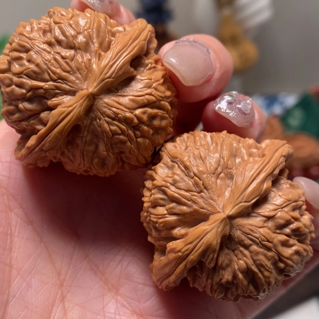 把件文玩核桃41尺寸白狮子