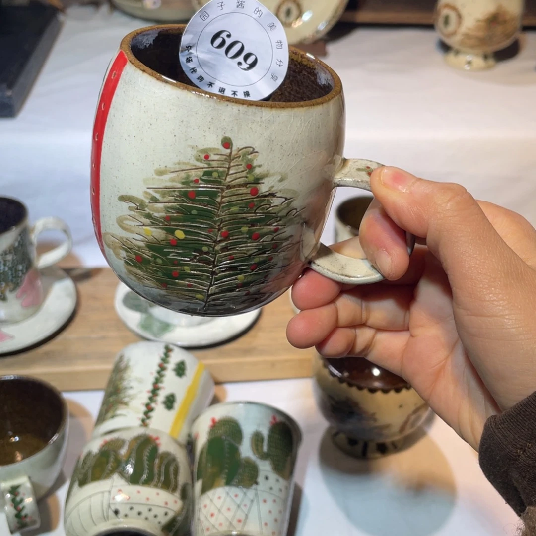 槐***。景德镇手工陶瓷杯