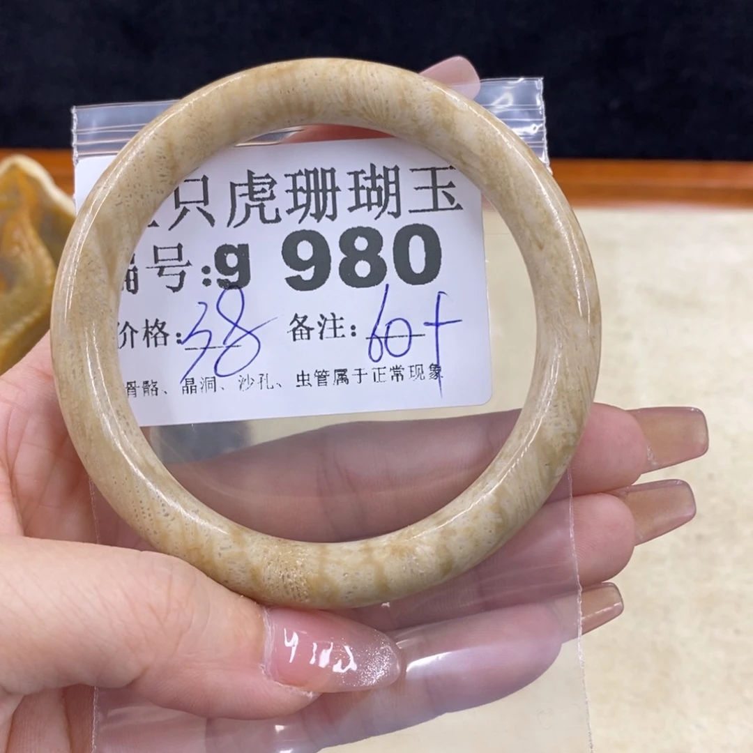 硅化珊瑚（珊瑚玉）未镶嵌1初**蛰
