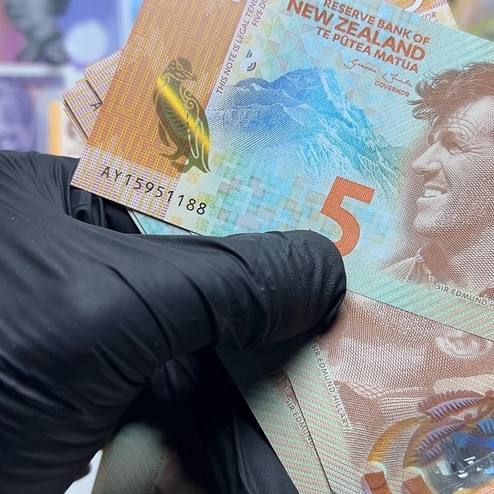 丹***翼纸币新西兰钱币一张88