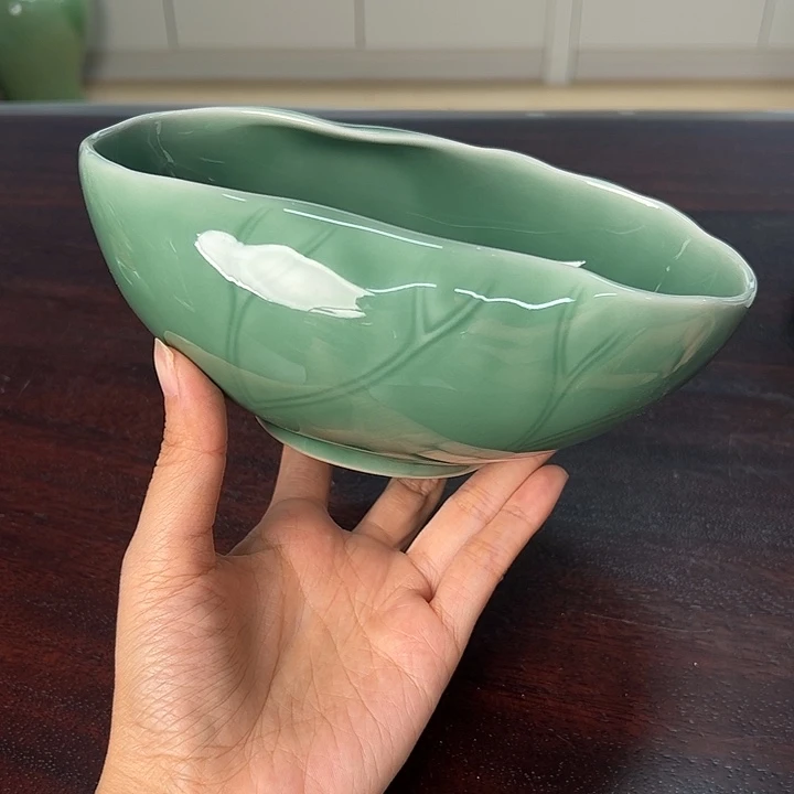 龙泉云间青瓷小米茶器