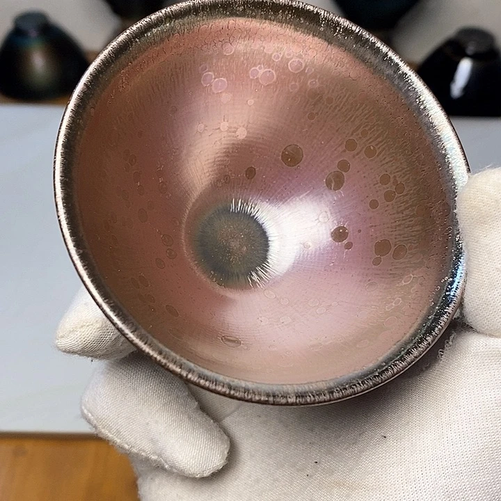 茶盏坐**起魏远财 建盏 手工