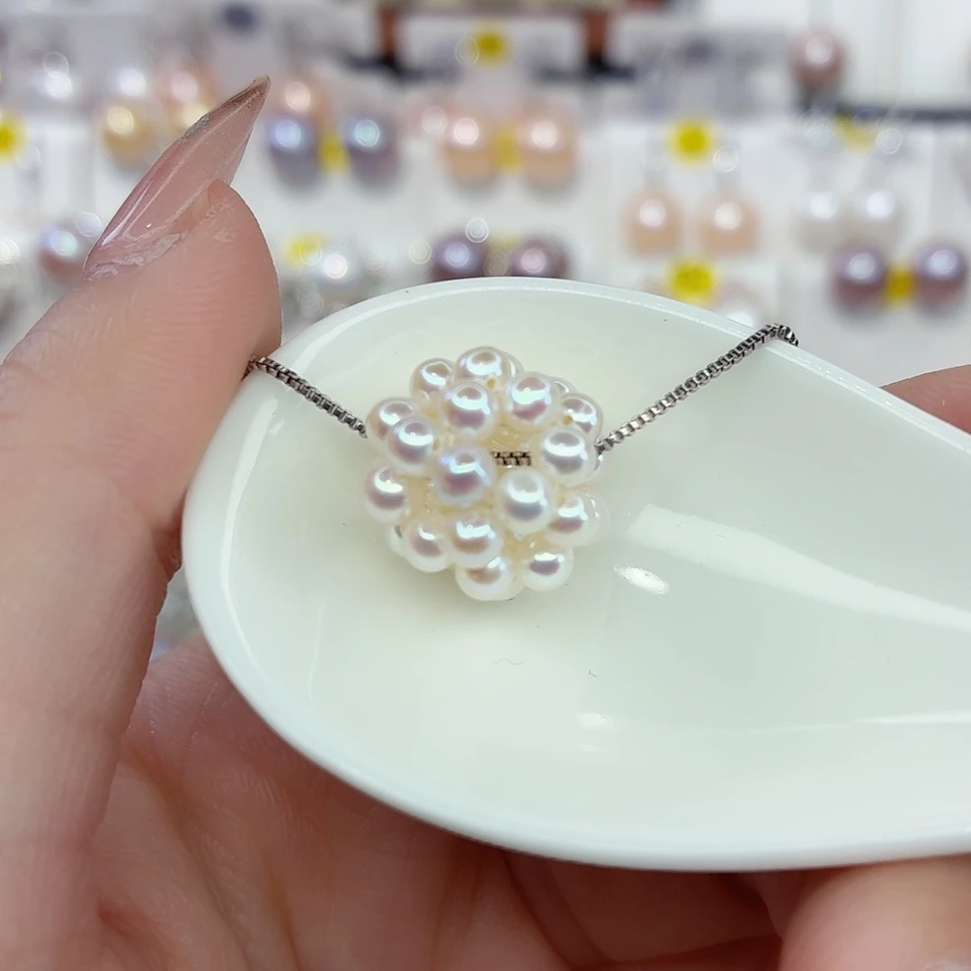 淡水珍珠合金颈饰
