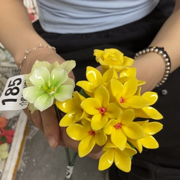 杯手工制作陶瓷花