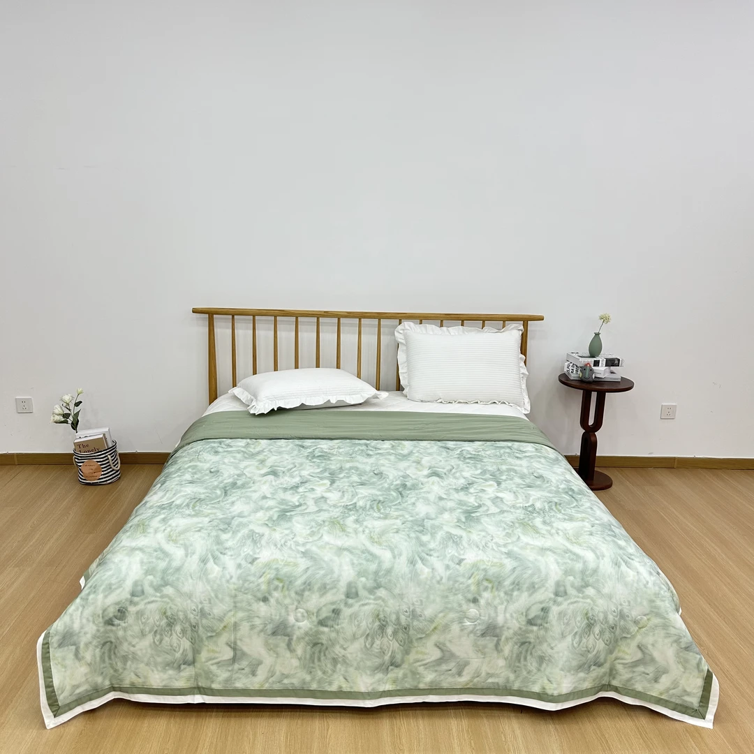 【慕夏】高端轻奢50支天丝 双拼角黑标 升级版 夏凉被