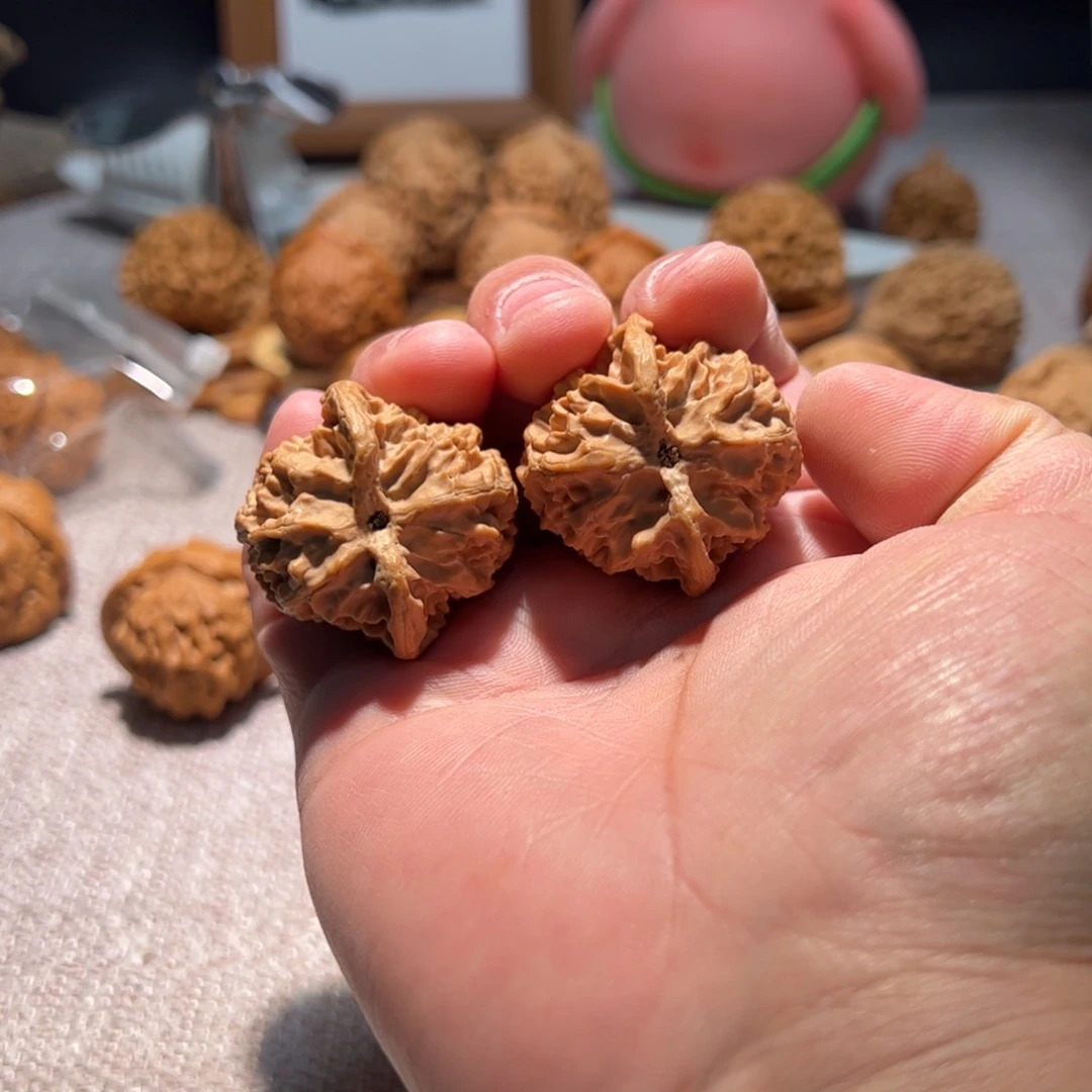 文玩核桃把件35苹果原装