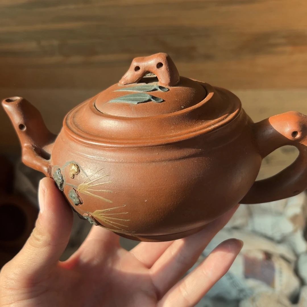 茶壶紫砂老厂紫砂壶一件！