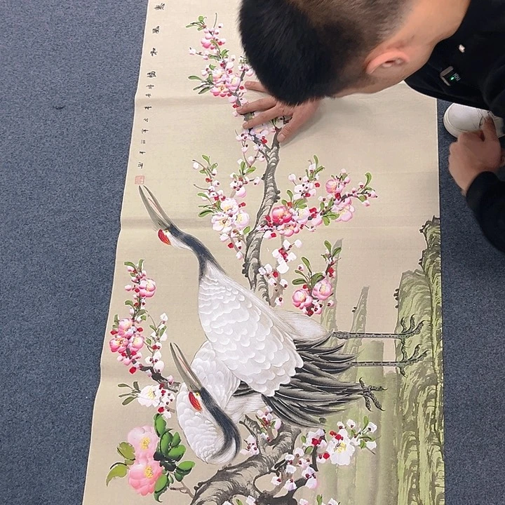 国画纯手绘字画宣纸