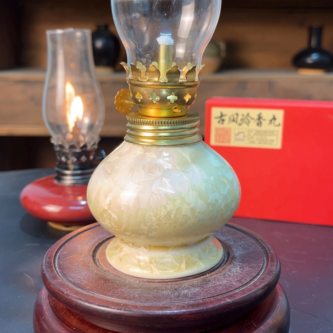 摆件景德镇陶瓷香薰灯