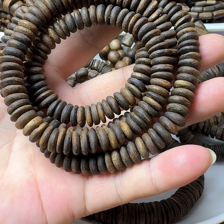 沉香手串万*乌身手串34克加′
