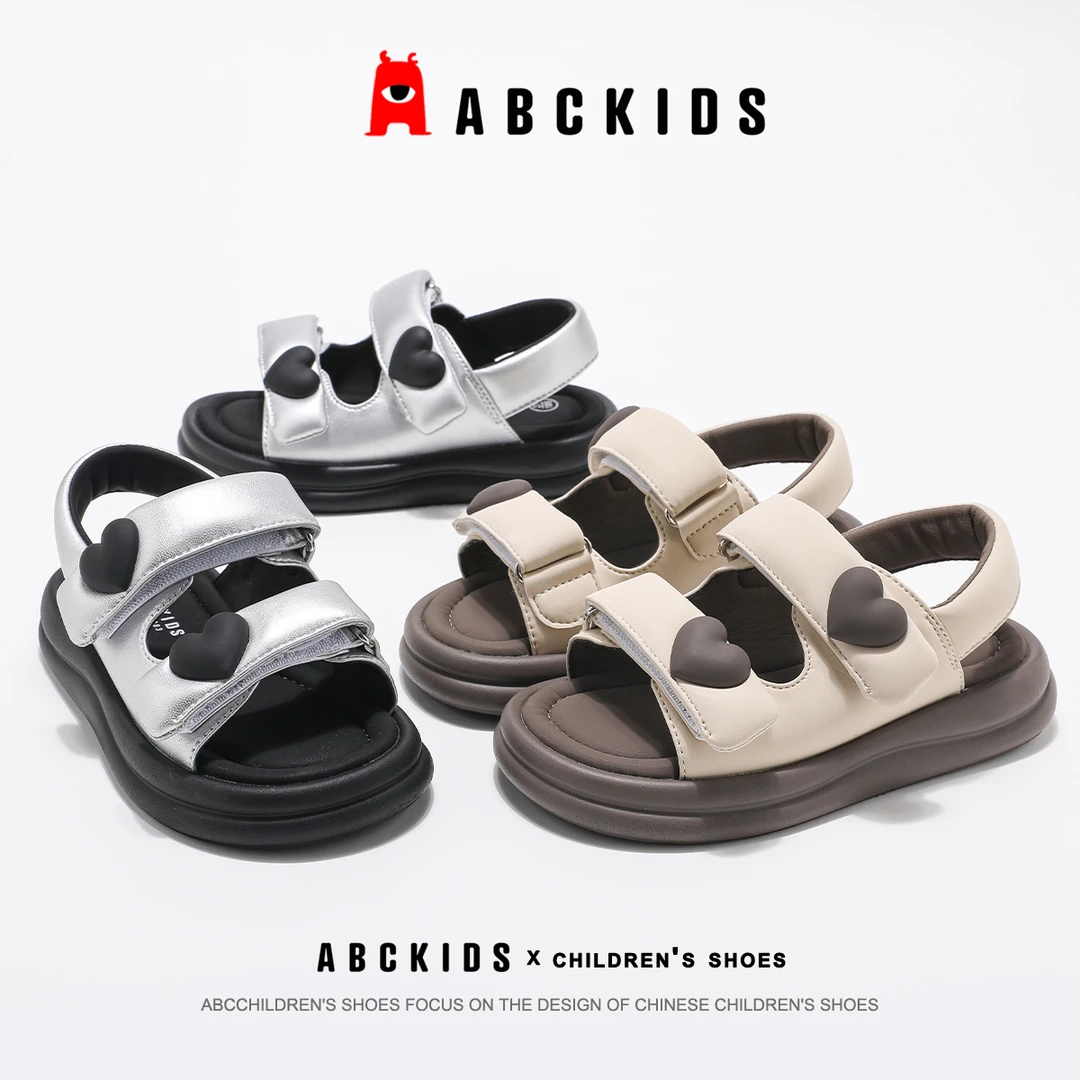 Abckids 【姐姐家】夏季新款中小童儿童露趾沙滩鞋SY523603267AX