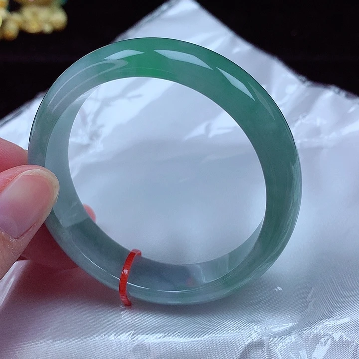 未镶嵌手镯翡翠54圈