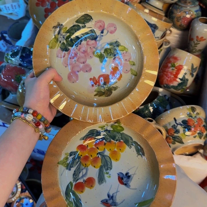 瓷片景德镇陶瓷手工手绘