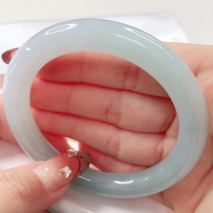 翡翠未镶嵌手镯57.2x486