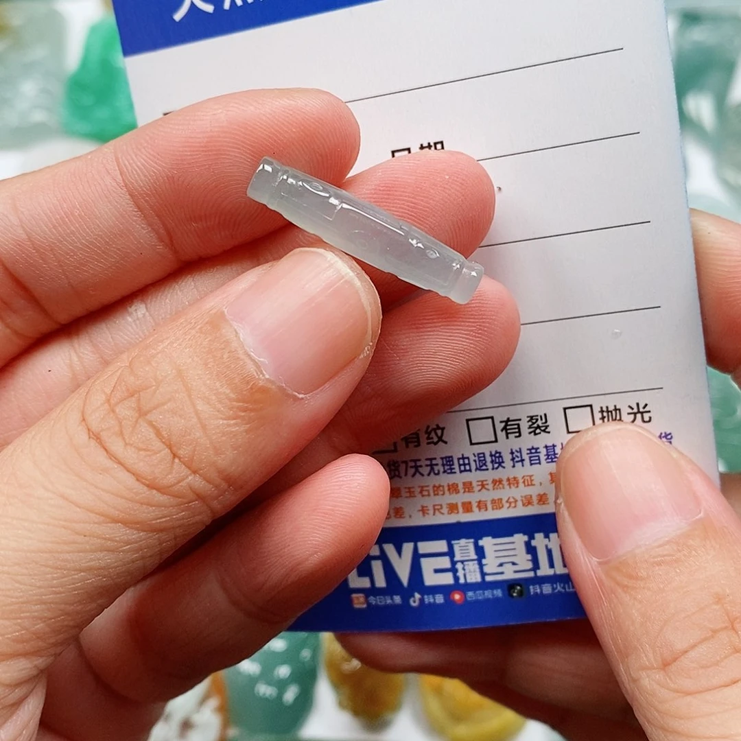 翡翠未镶嵌颈饰天竺