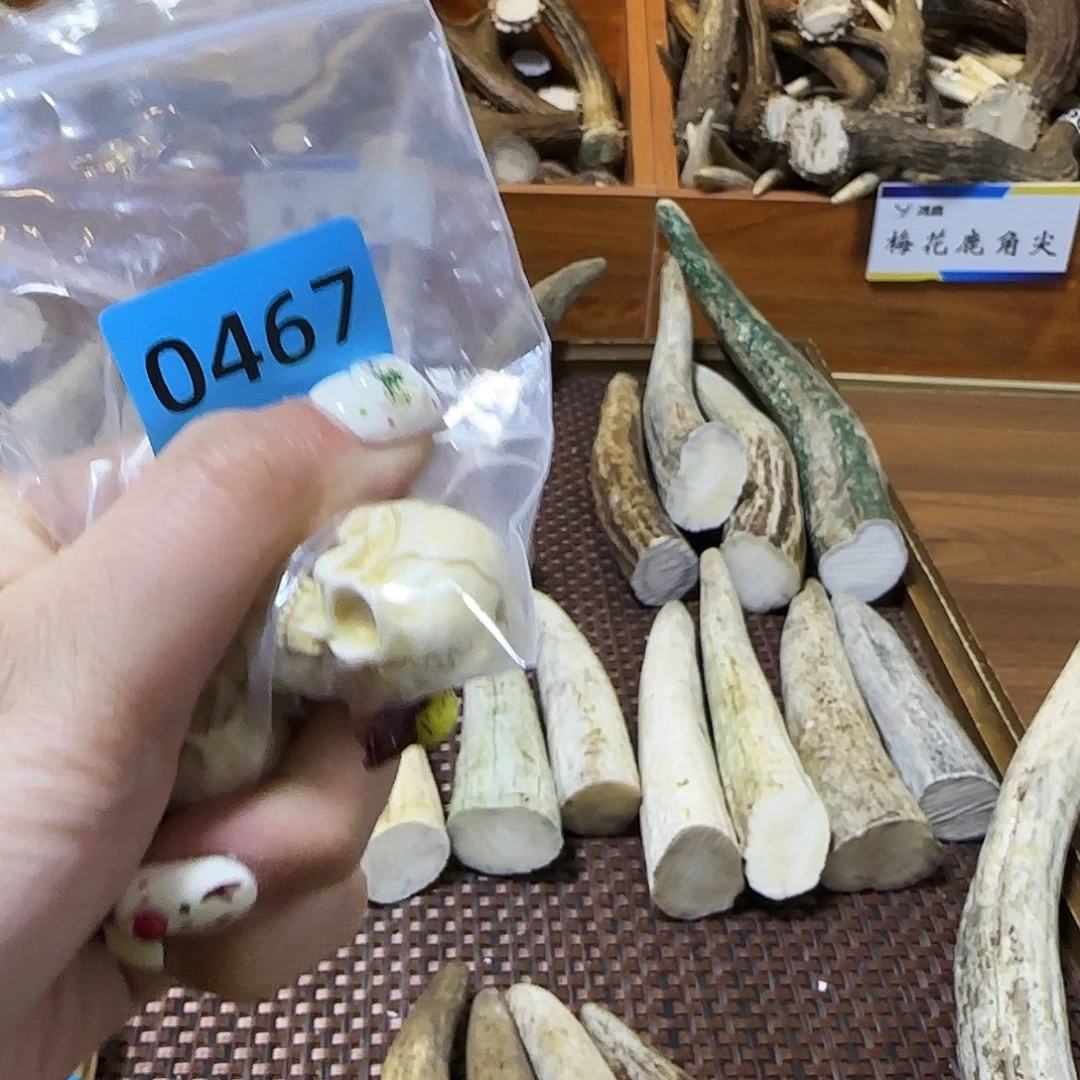 鹿骨手串/手链骷髅头0467