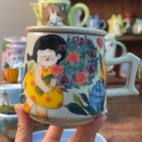 炉景德镇釉下手绘陶瓷