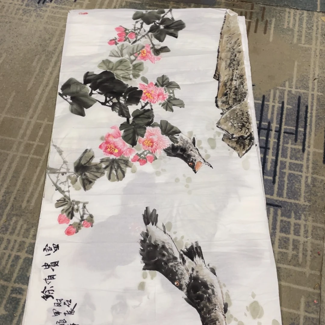 国画四尺作品花鸟11111