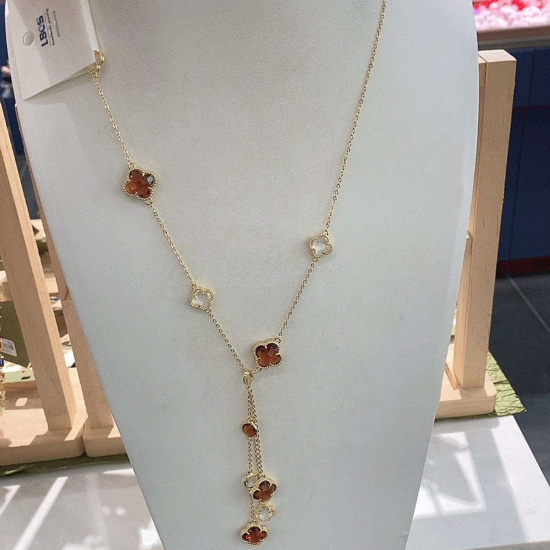 锆石纯铜合金项链