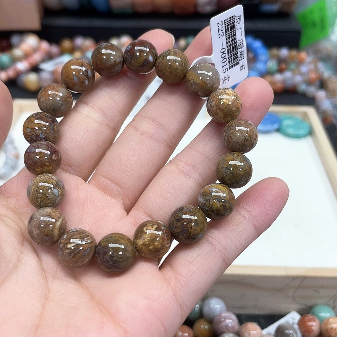 硅化珊瑚（珊瑚玉）手串未镶嵌听*落066