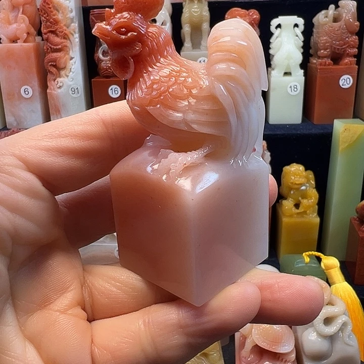 寿山石印石寿山石手工雕刻