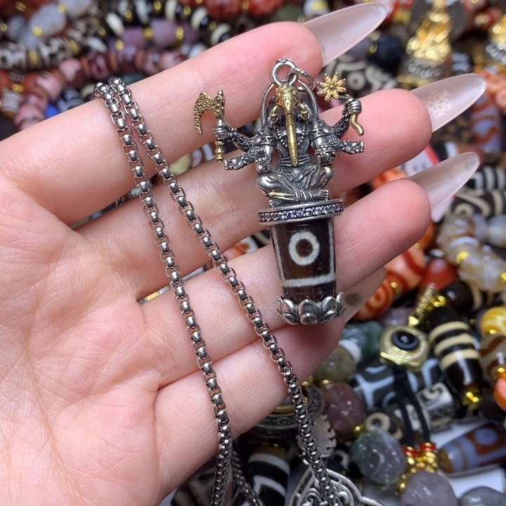 玛瑙/玉髓未镶嵌发一条