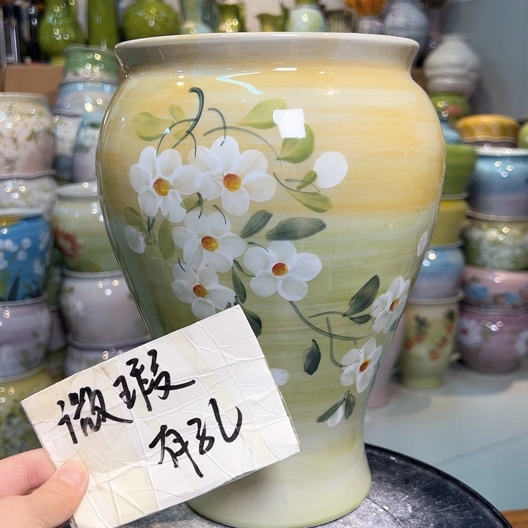 景德镇陶瓷花盆花器357