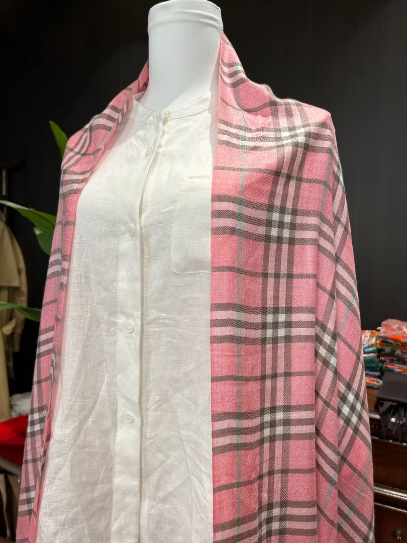 【七夕】福利经典格子围巾披肩长方巾复古百搭礼物奢侈礼物