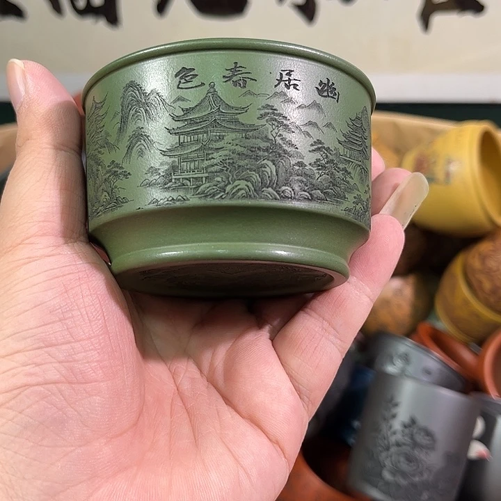 茶杯紫砂全手工紫砂主人杯