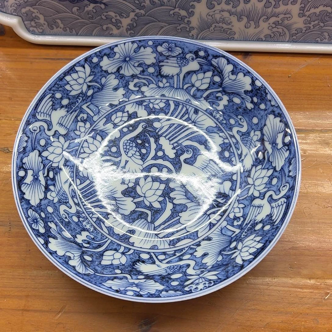 *****青花万花壶承一个