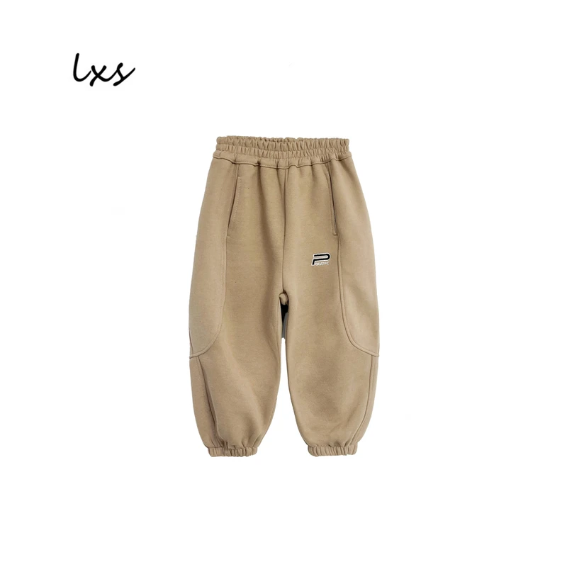 鹿小生童装休闲裤2024儿童秋季韩版宽松时尚百搭休闲卫裤 FK10006