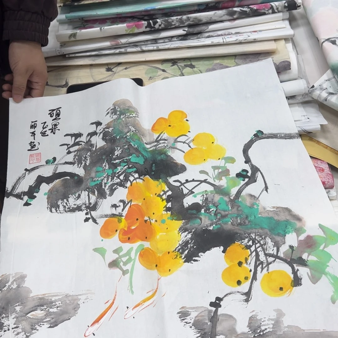 国画国画纯手绘作品