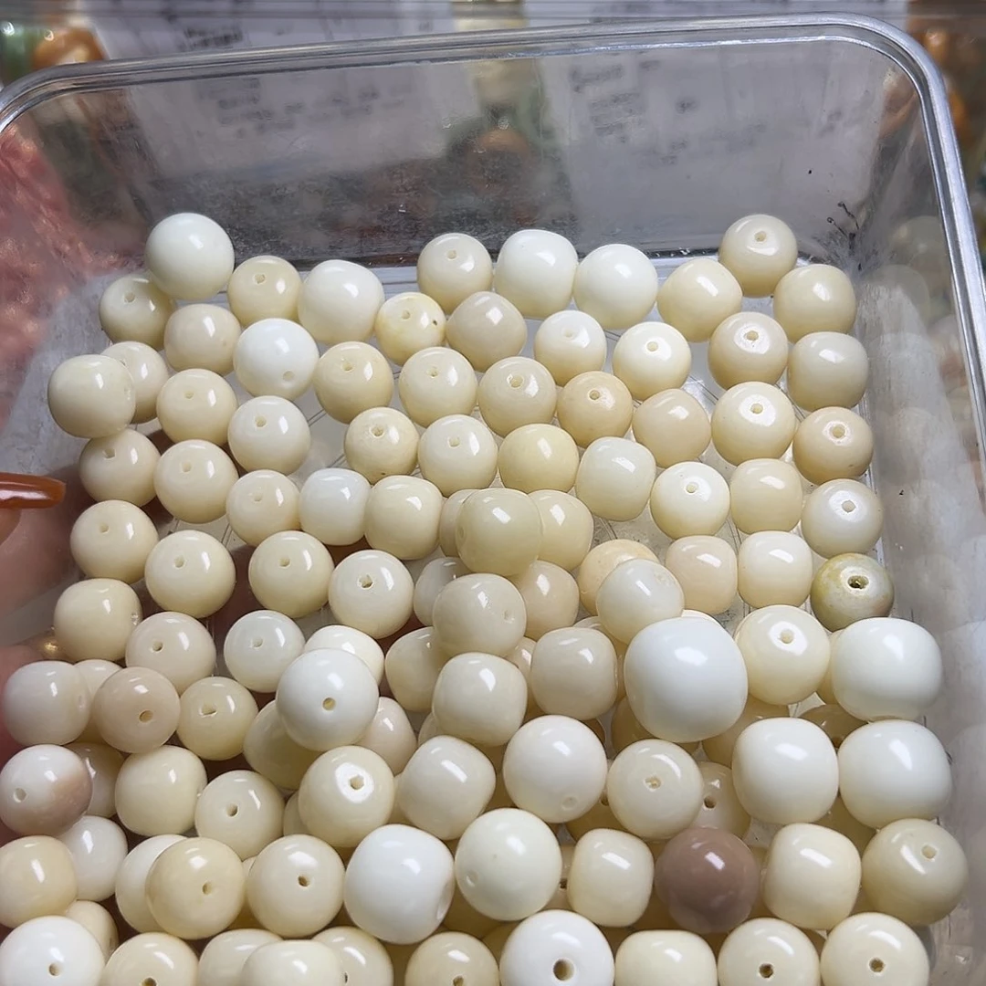 白玉菩提吊坠古**一大小混130颗
