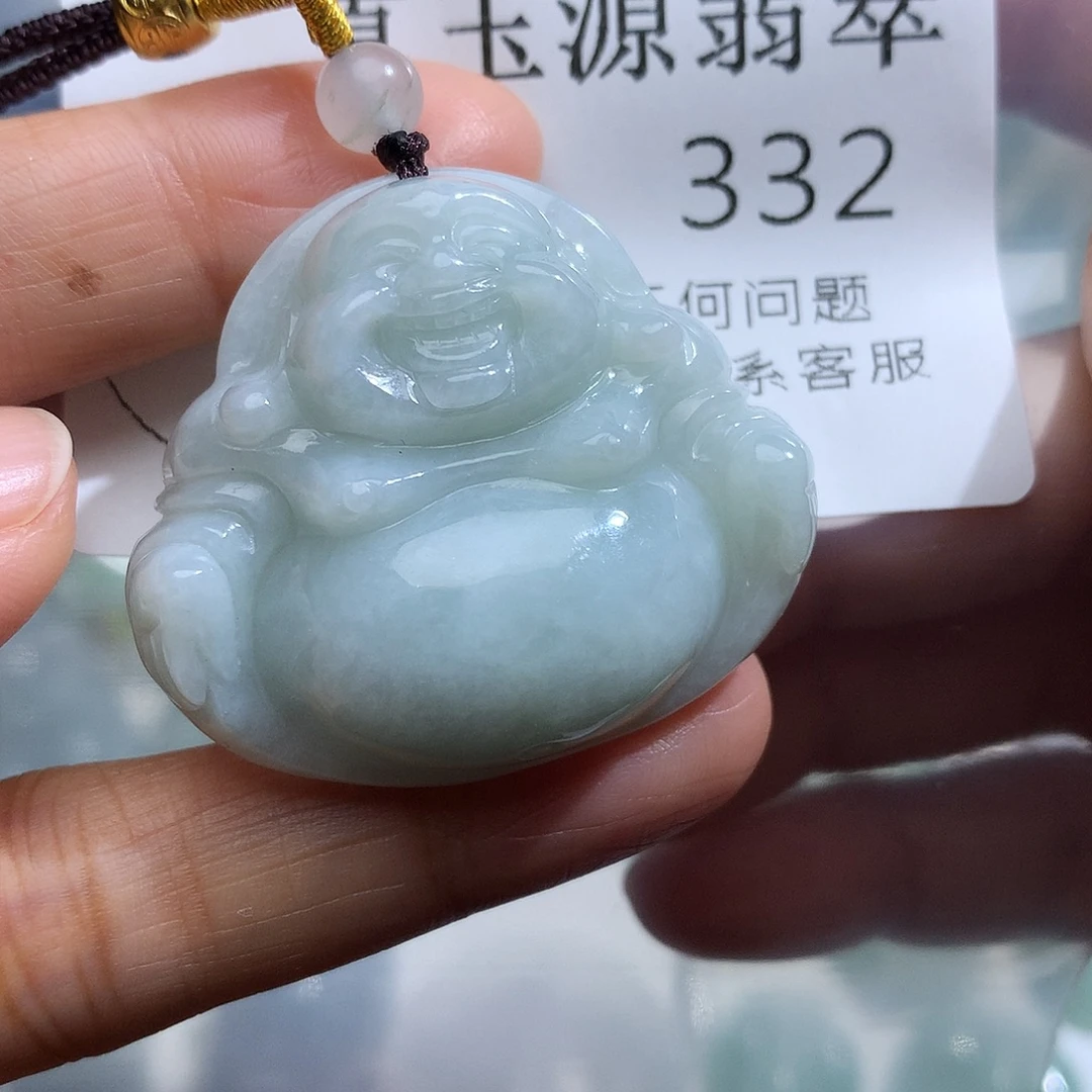 翡翠未镶嵌颈饰332