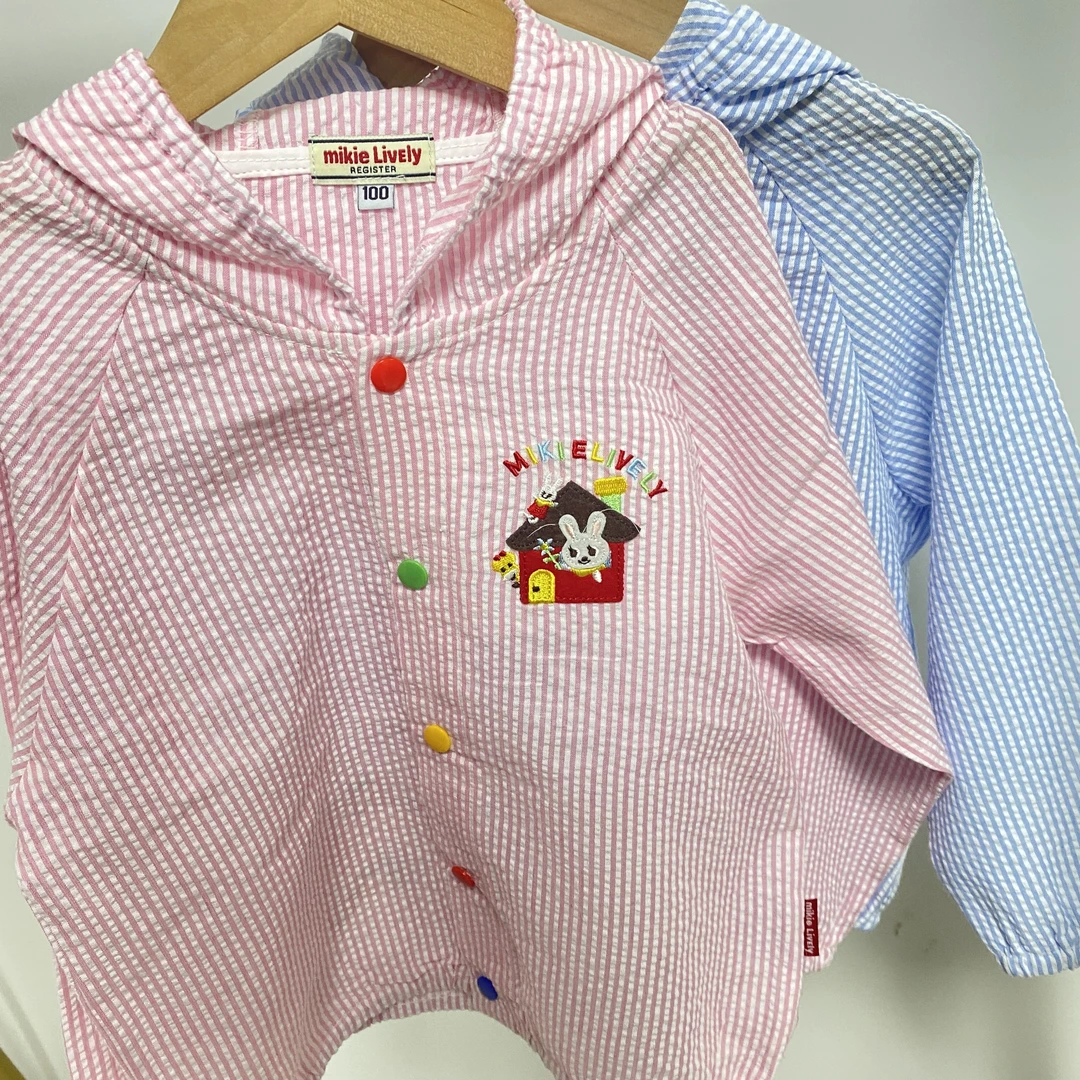 宝宝夏季巴士小熊小兔子防晒衣