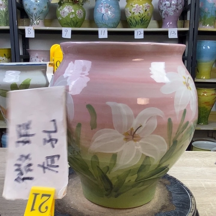 景德镇高温陶瓷花盆