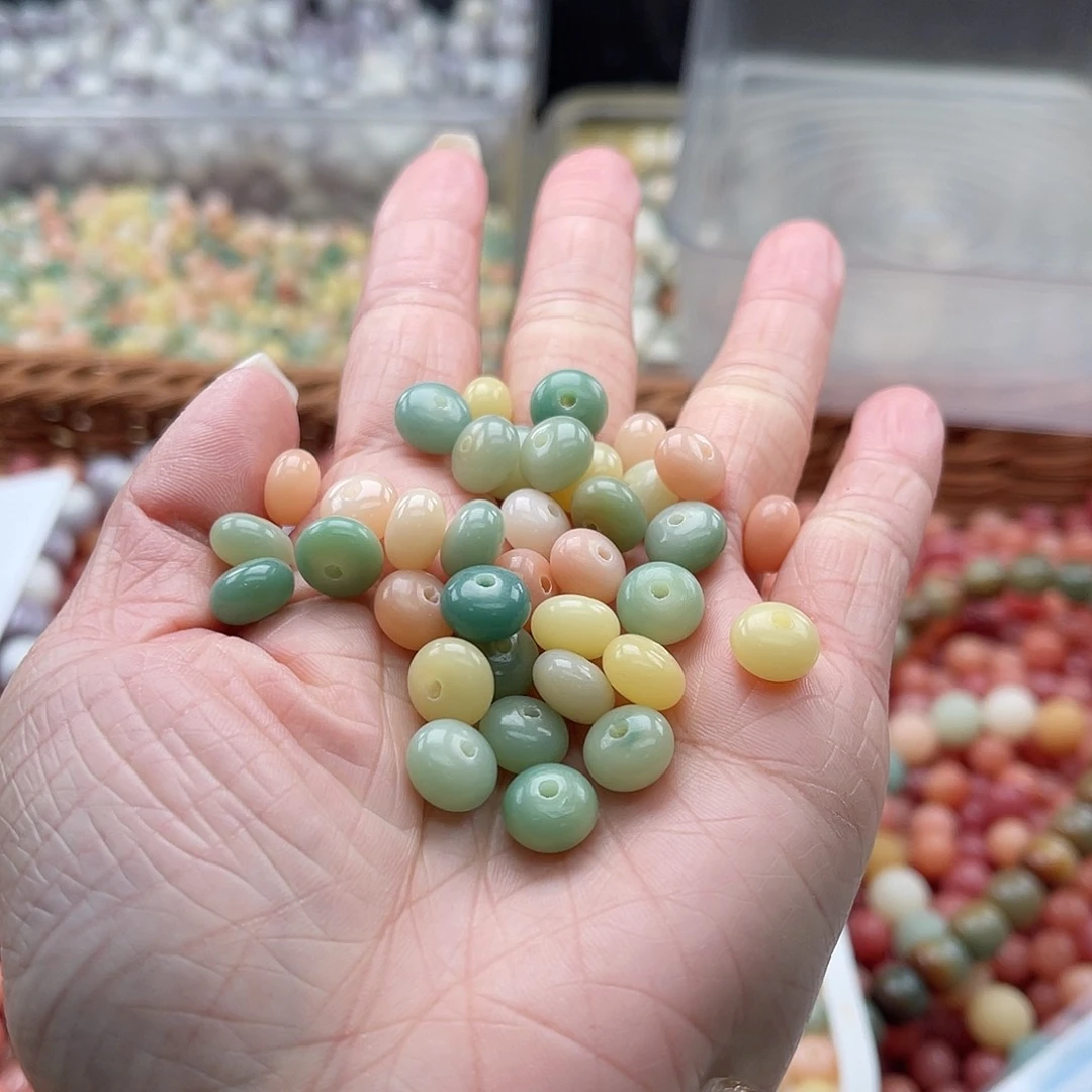 白玉菩提吊坠Q/9mm/100+20颗
