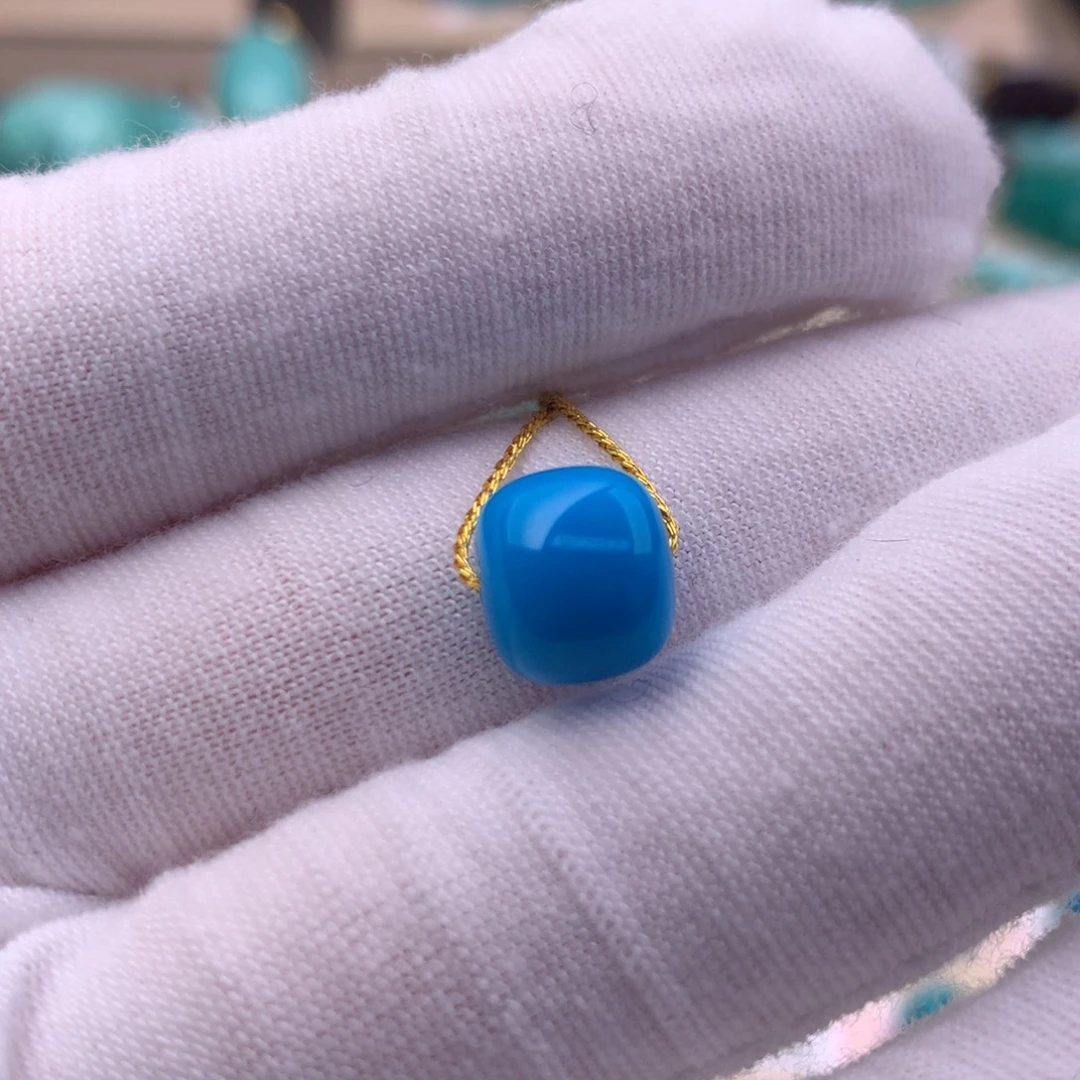 绿松石未镶嵌珠宝奇石9.5*8.5