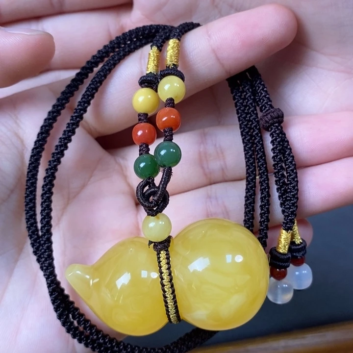 未镶嵌琥珀裸石葫芦