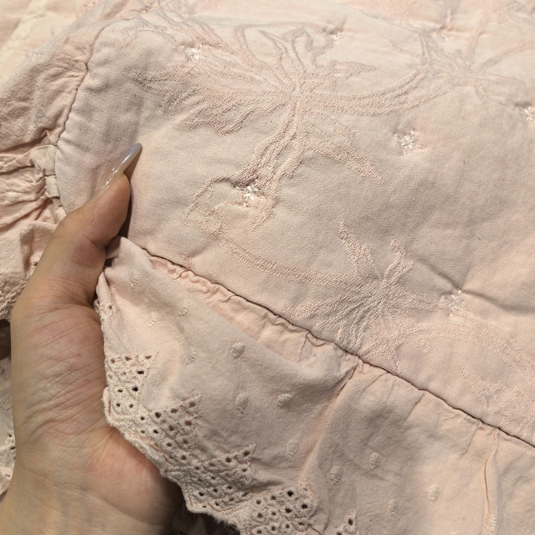 【超级红】连理枝-粉 品牌尾单酵素洗全棉春秋被