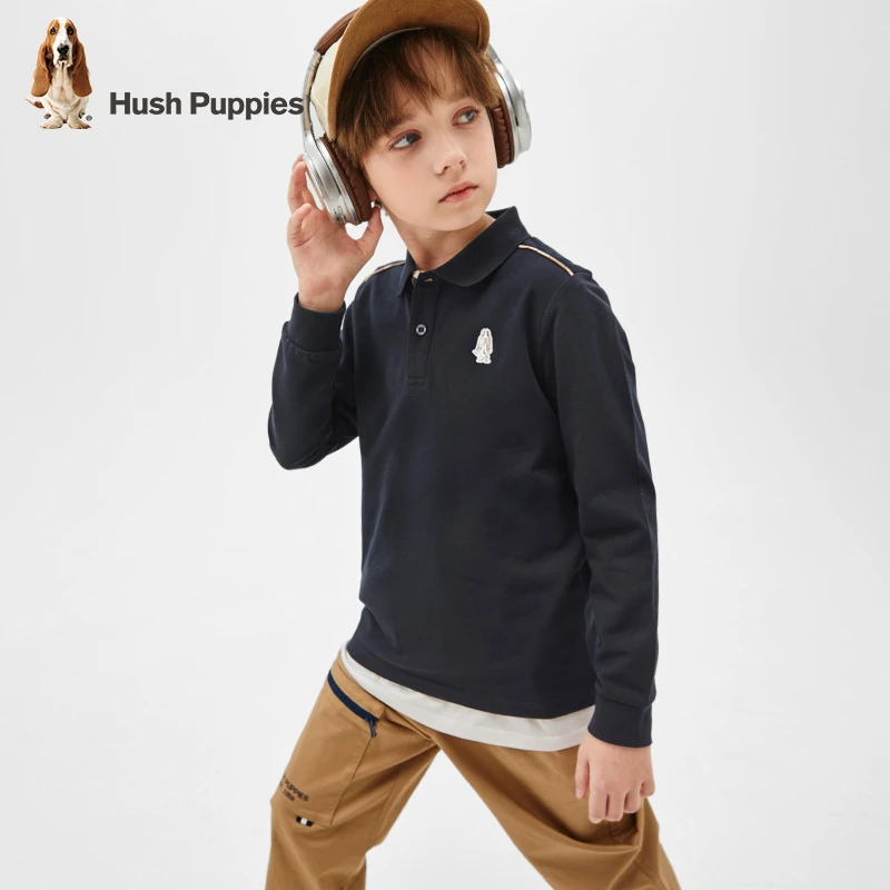 休闲长袖polo衫 秋新款 暇步士童装