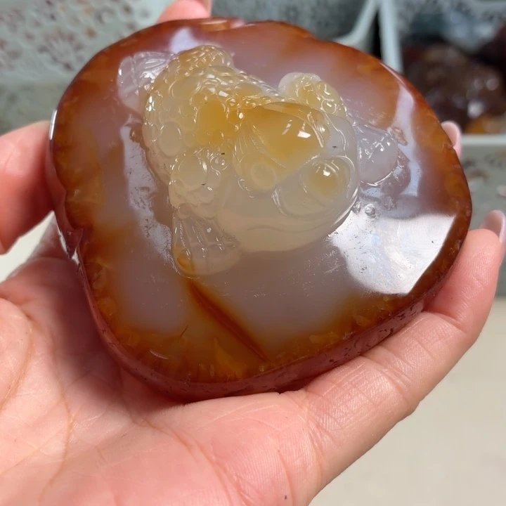 玛瑙/玉髓未镶嵌吊坠(不含链)