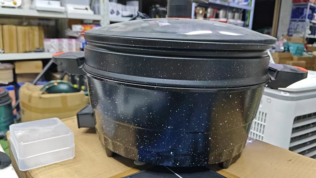 34CM家用麦饭石多功能电锅