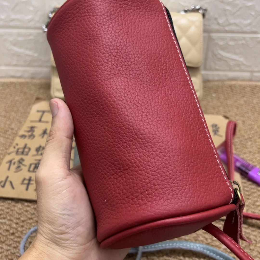 【闪购商品】头层牛皮红