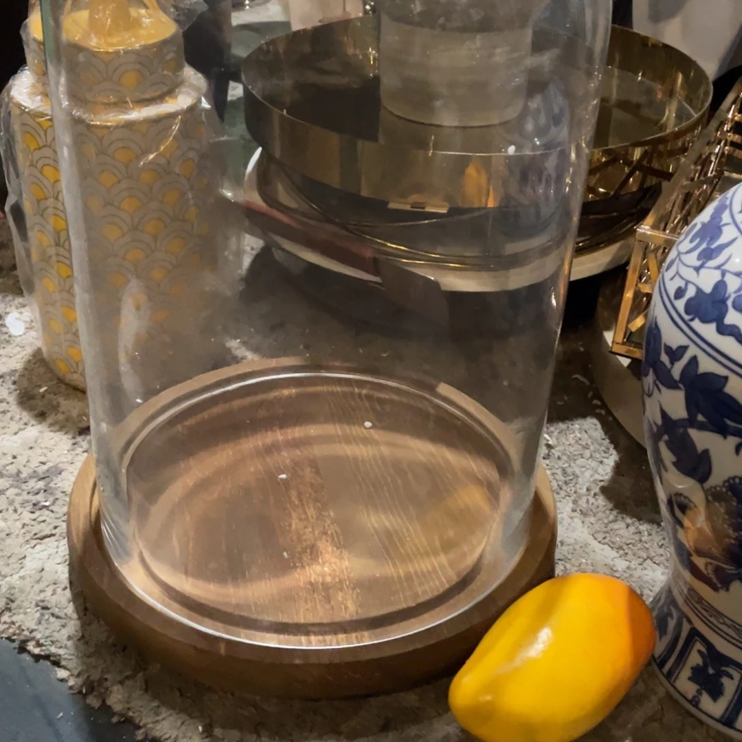 有*陶瓷花瓶，仿真绿植。