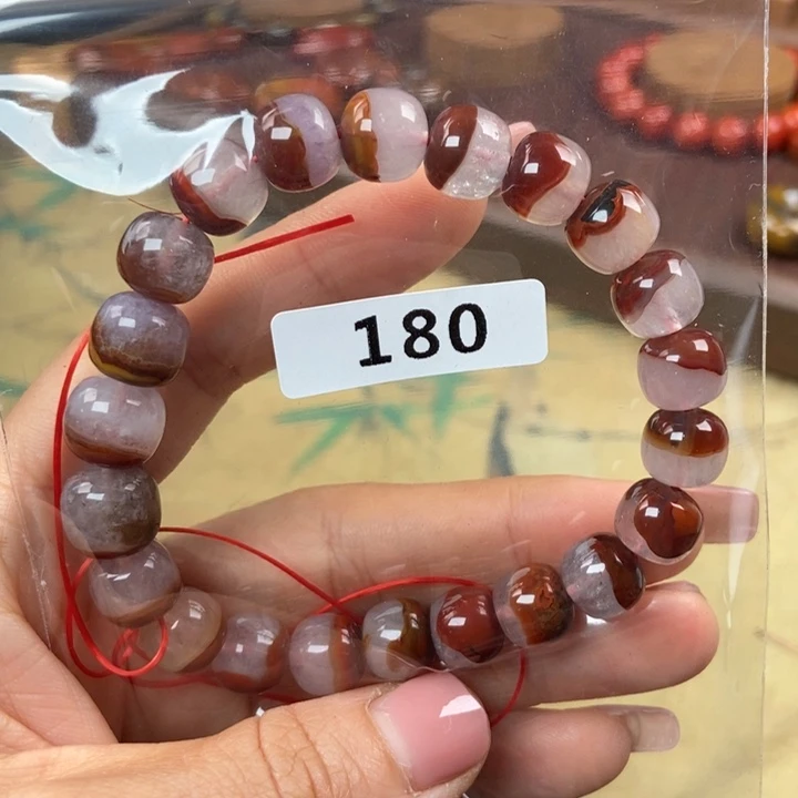 南红玛瑙未镶嵌手链战国红